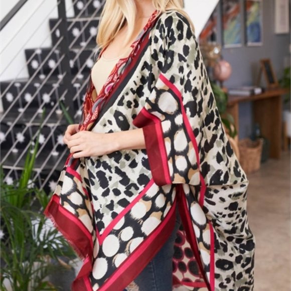 Multi Print kimono - Picture 8 of 10